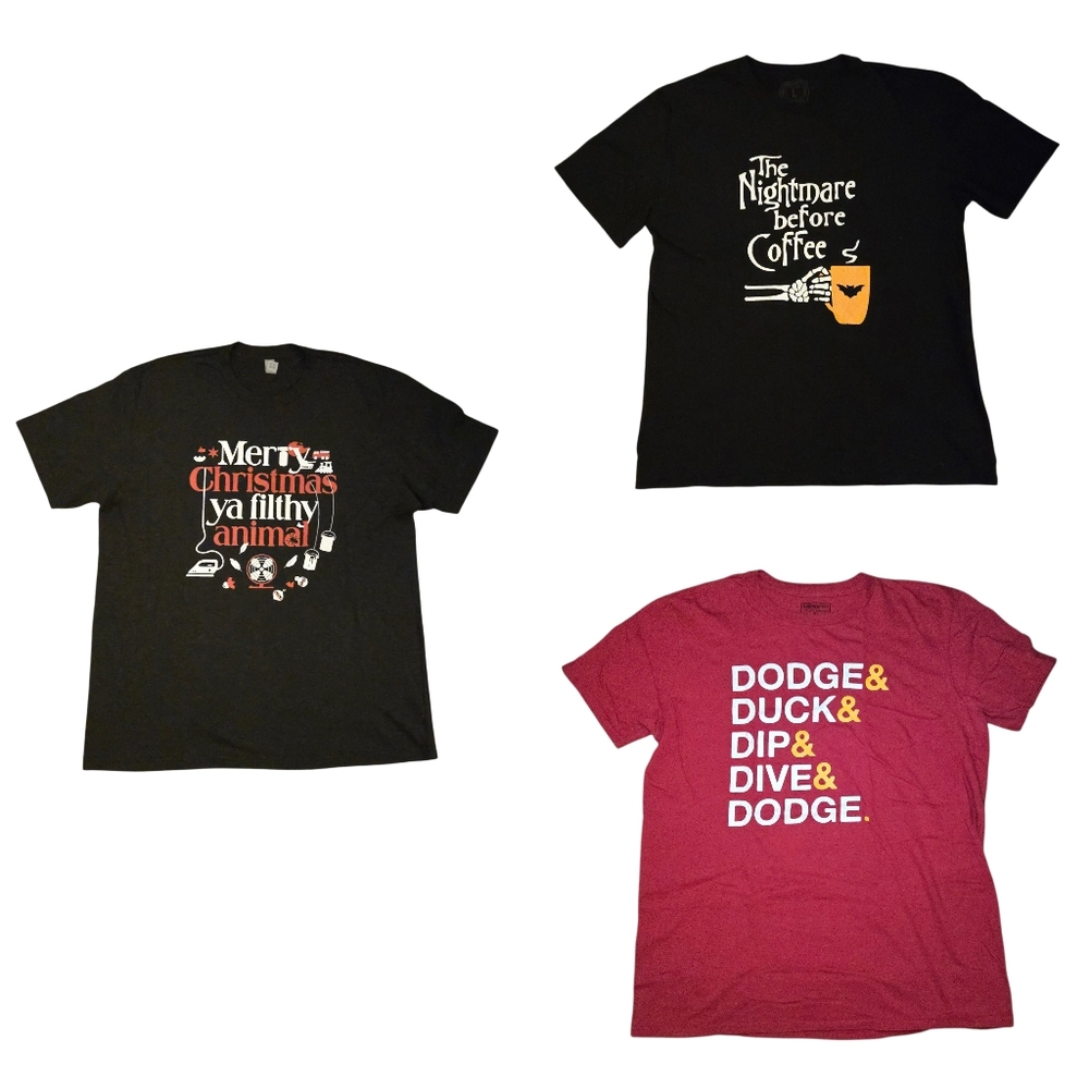 Funny Holiday Graphic T-Shirt Bundle